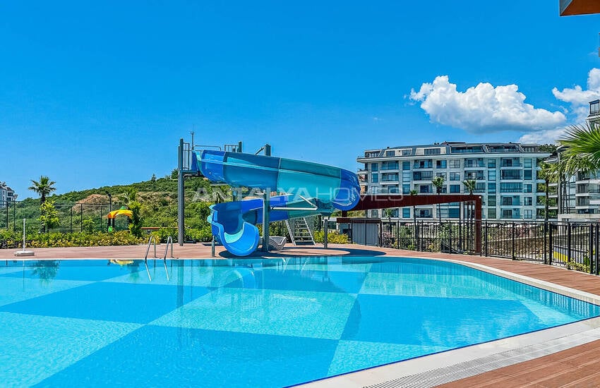 Flats in a Secure Complex with Swimming Pools in Kestel Alanya 7