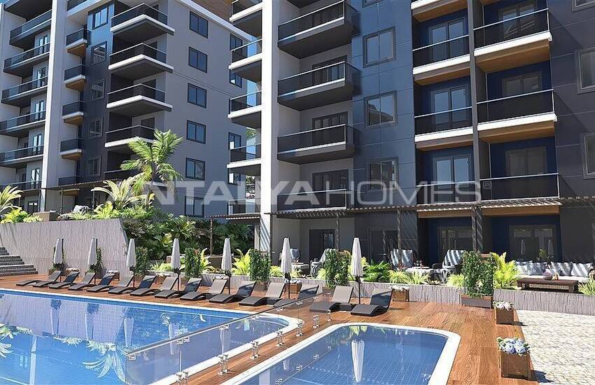 Apartments in a Complex with Numerous Facilities in Alanya