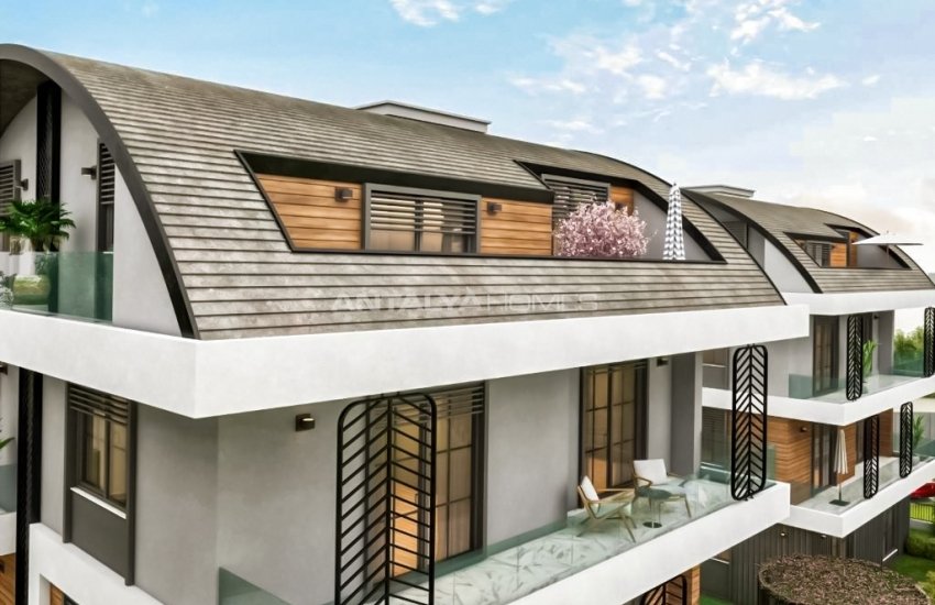 Contemporary Designed Chic Semi Detached Villas in Alanya Center 11