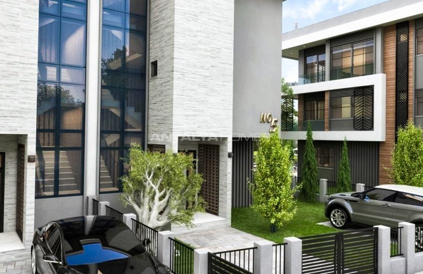 Contemporary Designed Chic Semi Detached Villas in Alanya Center 15