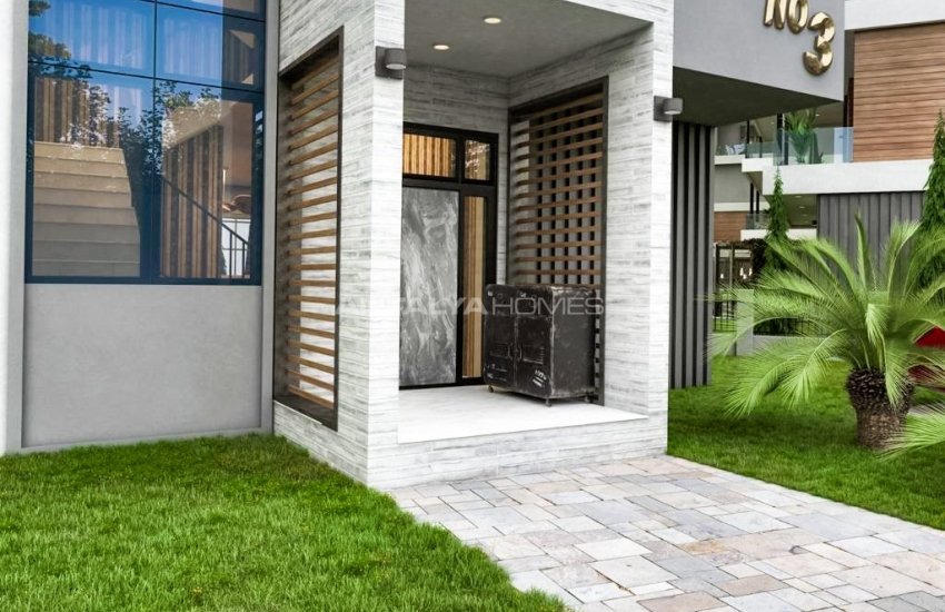 Contemporary Designed Chic Semi Detached Villas in Alanya Center 16