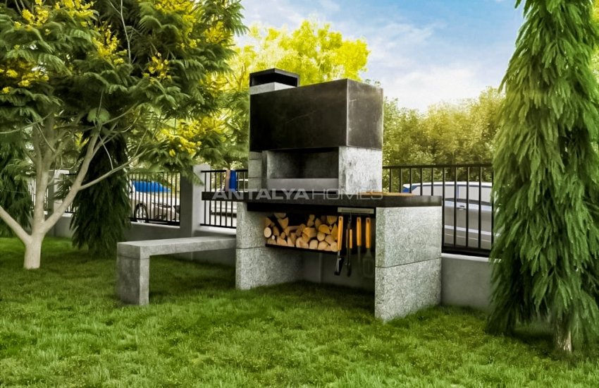 Contemporary Designed Chic Semi Detached Villas in Alanya Center 17