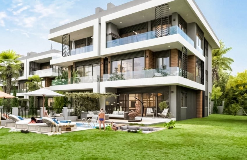 Contemporary Designed Chic Semi Detached Villas in Alanya Center 19