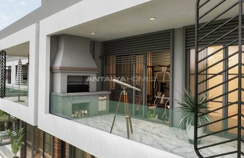 Contemporary Designed Chic Semi Detached Villas in Alanya Center 5