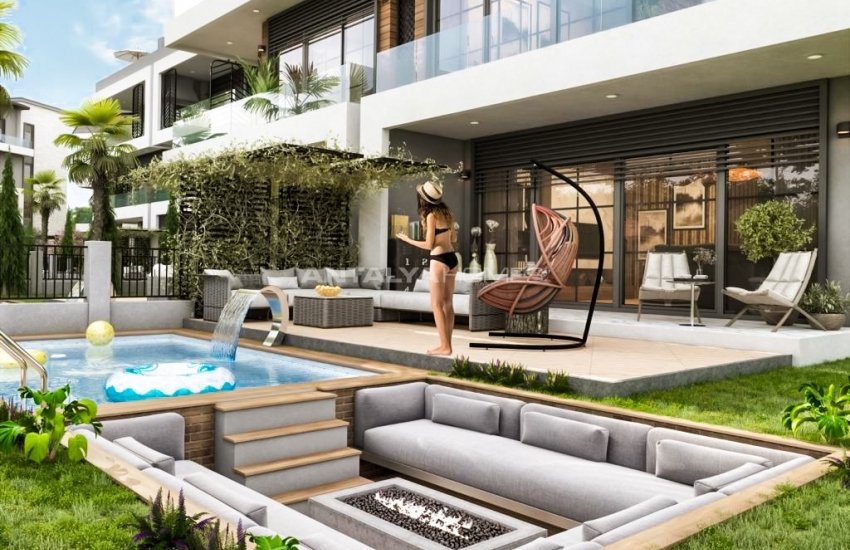 Contemporary Designed Chic Semi Detached Villas in Alanya Center 6