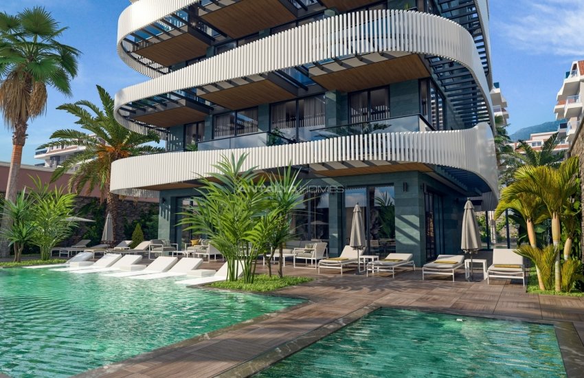 Luxury Apartments with Panoramic Sea Views in Alanya Kestel 14
