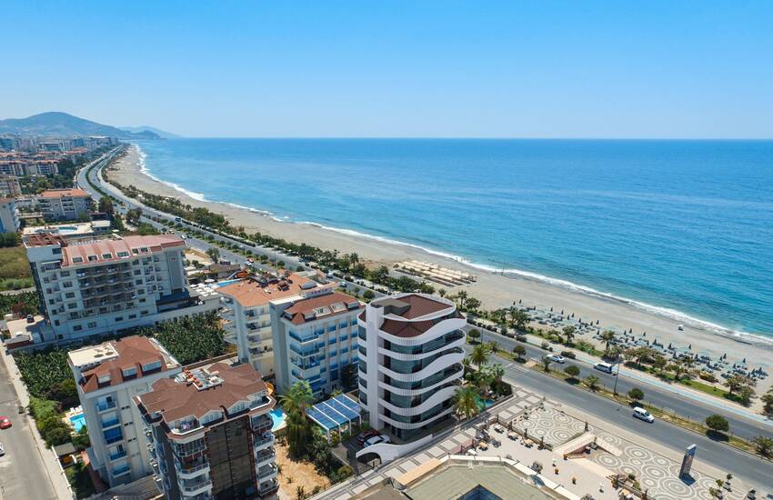 Lyxiga Lägenheter Med Panoramautsikt Över Havet I Alanya