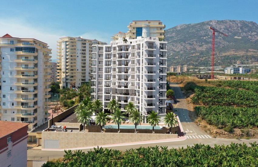 Spacious Flats with City and Sea Views in Alanya Mahmutlar 3
