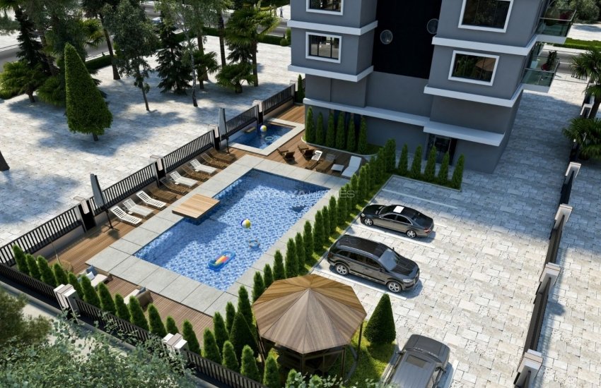 Luxurious Flats Close to the Sea and All Amenities in Alanya 2