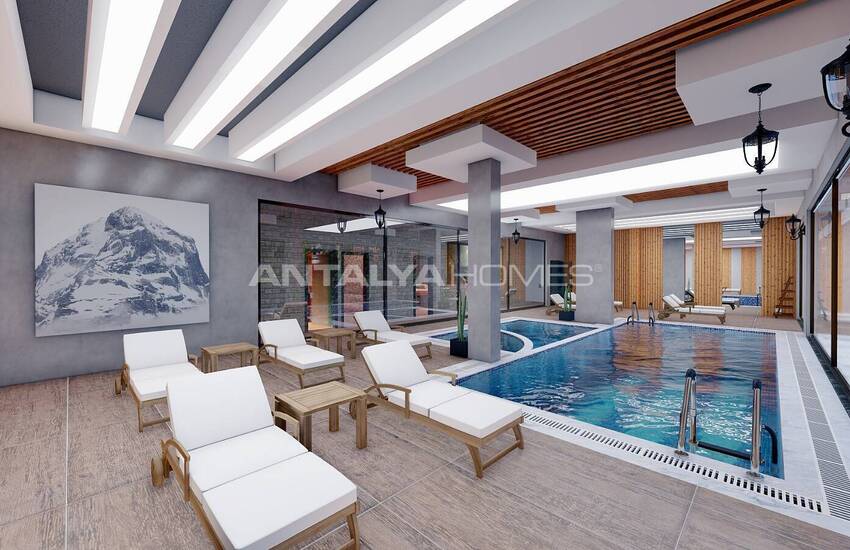 Havsutsikt Lägenheter I Ett Komplex I Alanya Avsallar 13