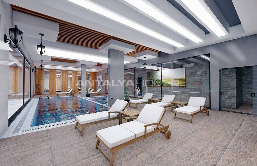 Havsutsikt Lägenheter I Ett Komplex I Alanya Avsallar 14