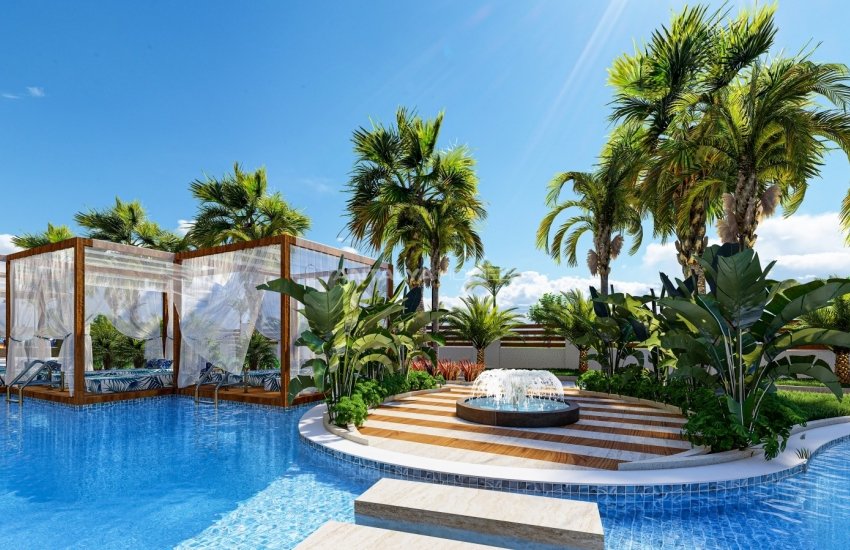 Centrally Located Luxury Apartments in a Complex with Pools in Alanya 14