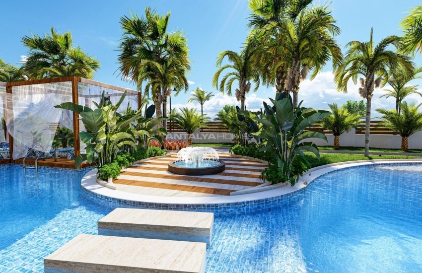 Centrally Located Luxury Apartments in a Complex with Pools in Alanya 16