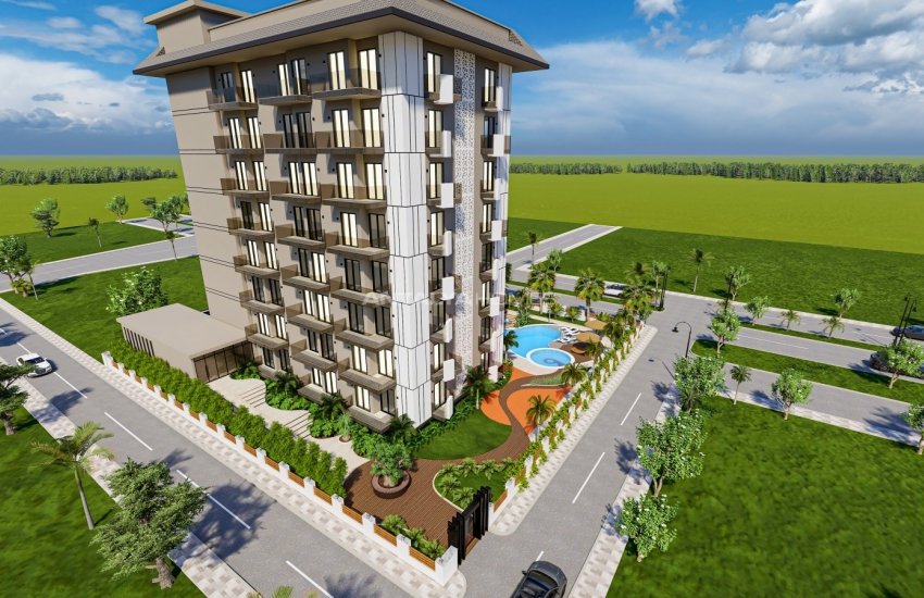 Centrally Located Luxury Apartments in a Complex with Pools in Alanya 5