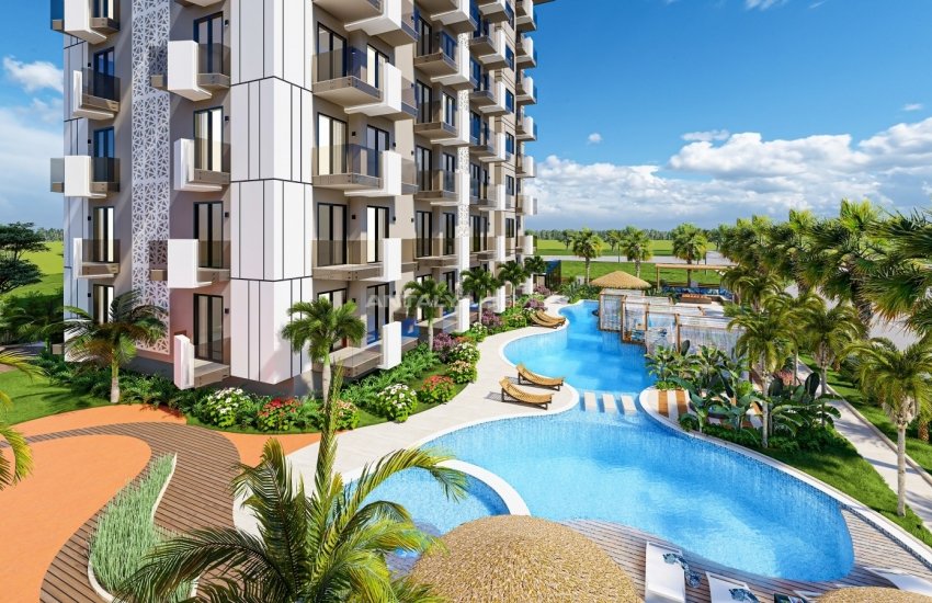 Centrally Located Luxury Apartments in a Complex with Pools in Alanya 7