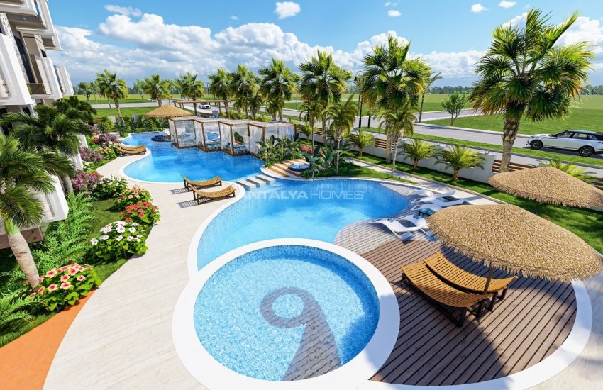 Centrally Located Luxury Apartments in a Complex with Pools in Alanya 8