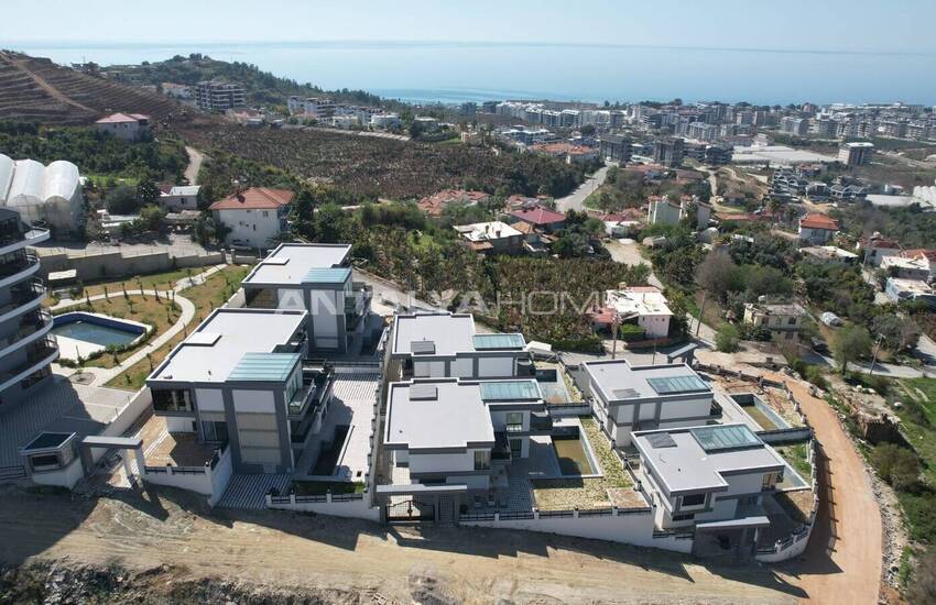Villas Vue Sur Château Et Mer Avec Piscines Privées À Alanya 3
