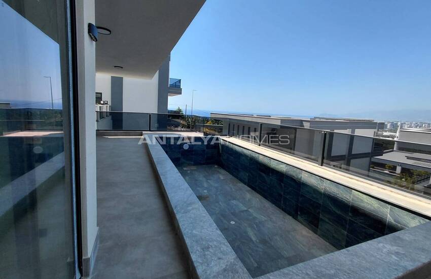 Villas Vue Sur Château Et Mer Avec Piscines Privées À Alanya 17