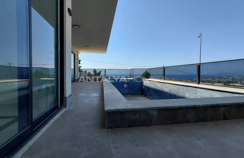 Villas Vue Sur Château Et Mer Avec Piscines Privées À Alanya 15
