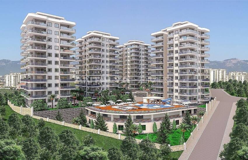 New Apartments with Wonderful Sea View in Mahmutlar, Alanya 2