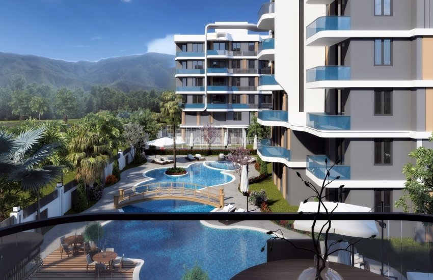 Appartement Dans Une Zone Résidentielle Prestigieuse À Antalya