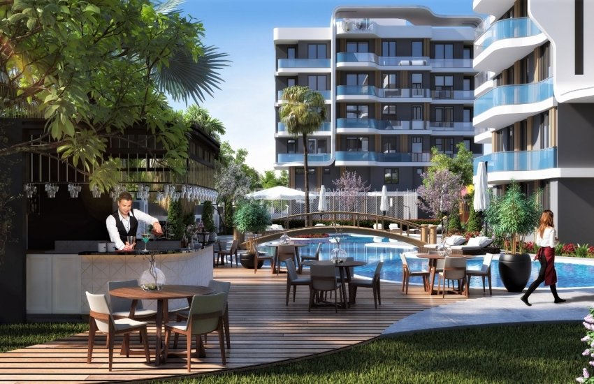 Chic Flat in a Prestigious Residential Area in Altintas Antalya 6