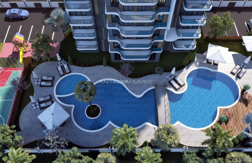 Chic Flat in a Prestigious Residential Area in Altintas Antalya 8