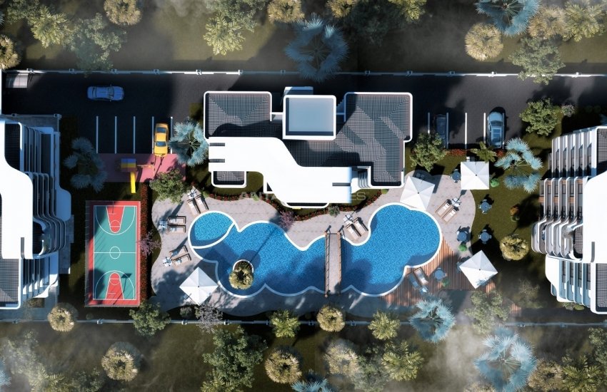 Chic Flat in a Prestigious Residential Area in Altintas Antalya 9