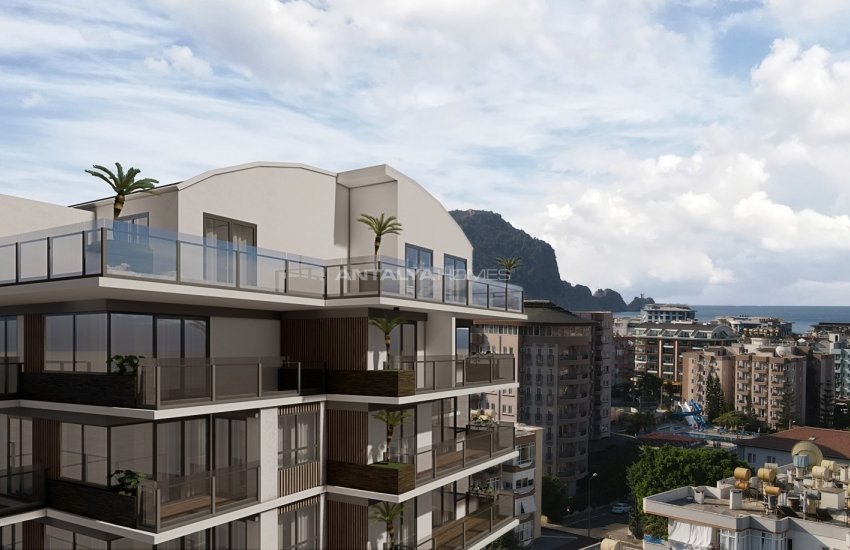 Properties in a Luxury Complex Close to Amenities in Alanya 4