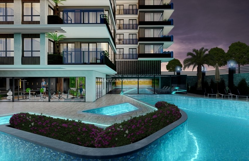 Properties in a Luxury Complex Close to Amenities in Alanya 7