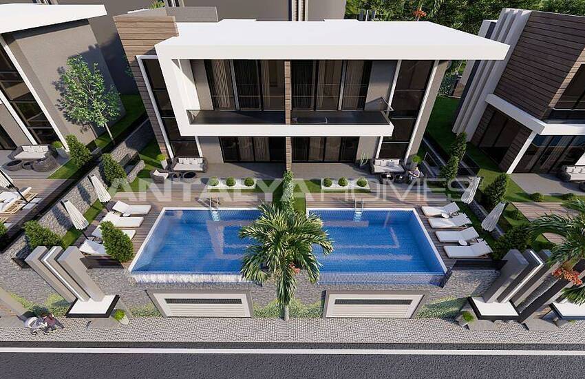 Chic Villas with Magnificent Sea Views in Alanya Center 3