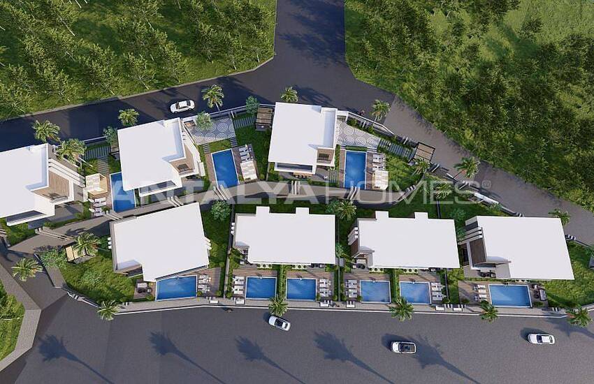 Chic Villas with Magnificent Sea Views in Alanya Center 4