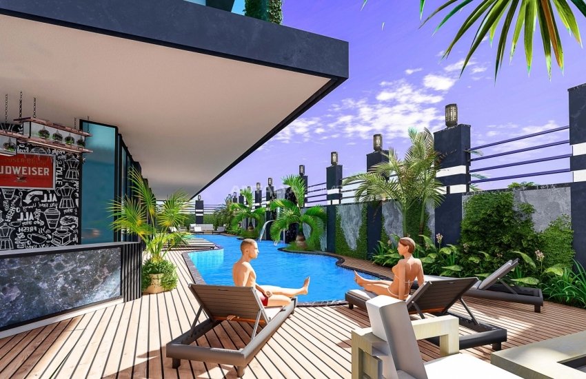 Modern Apartments in a Luxurious Project in Alanya Center 5