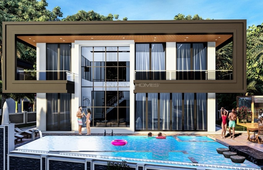 Contemporary Design Villas with Pool and Garden in Alanya 3