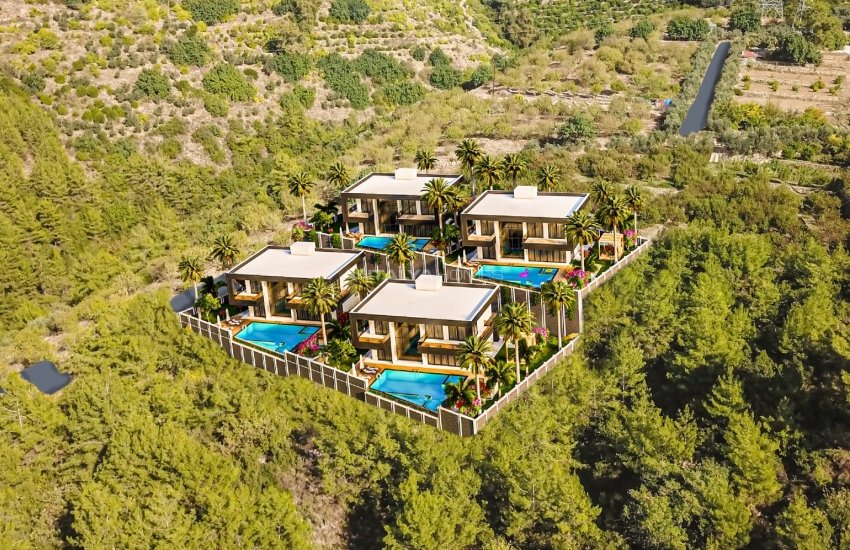 Contemporary Design Villas with Pool and Garden in Alanya 6