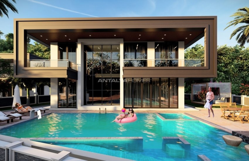 Contemporary Design Villas with Pool and Garden in Alanya 7