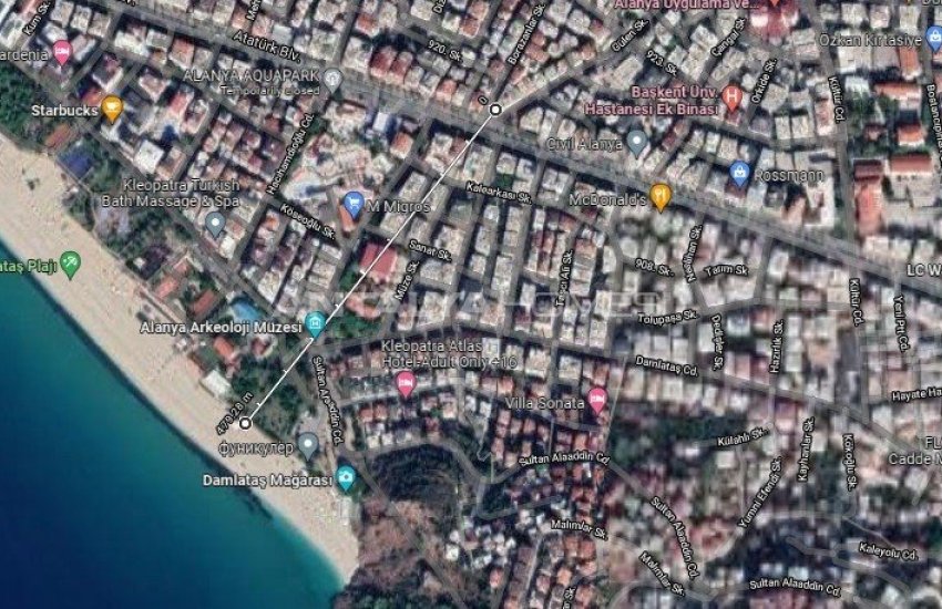 شقة رخيصة مفروشة بالقرب من شاطئ كليوباترا في ألانيا 2
