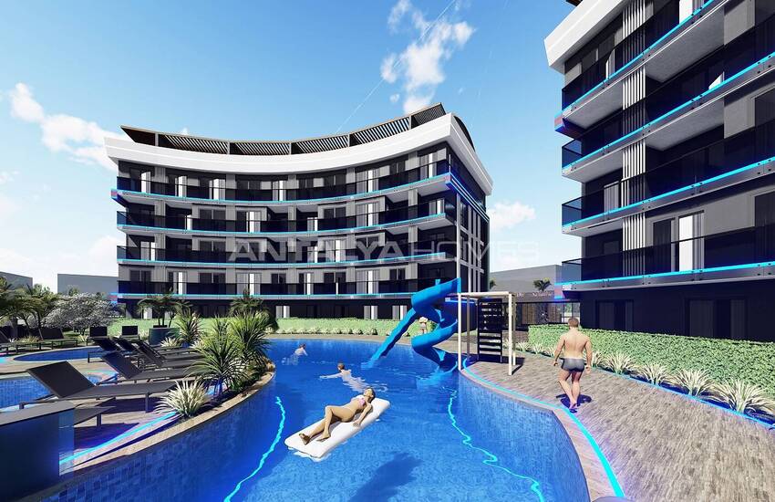 Luxe Apartments in a Rich Featured Project in Oba Alanya 11