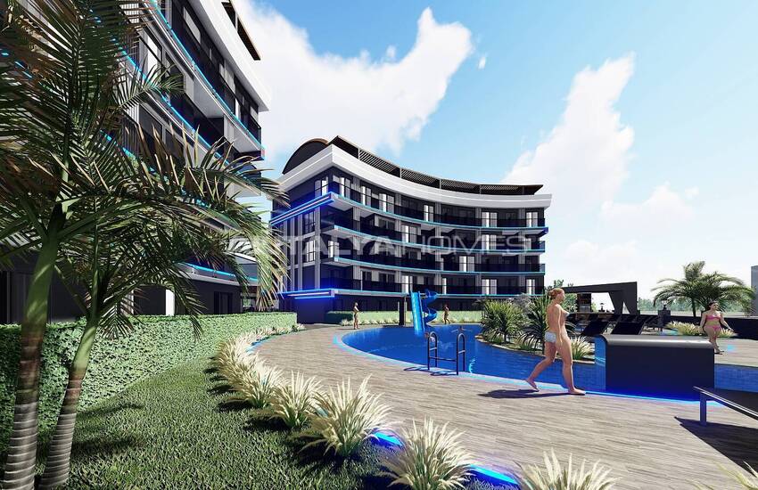 Luxe Apartments in a Rich Featured Project in Oba Alanya 9
