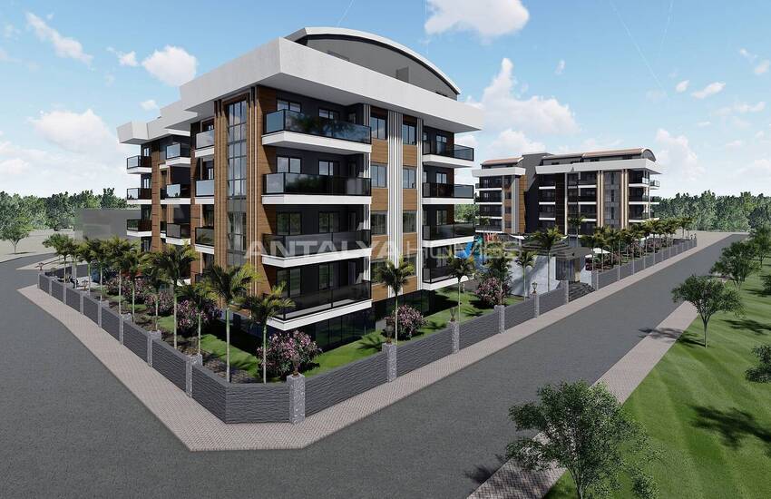 Alanya Oba'da Yeni Çevreyoluna Yakın Sade ve Şık Daireler 1