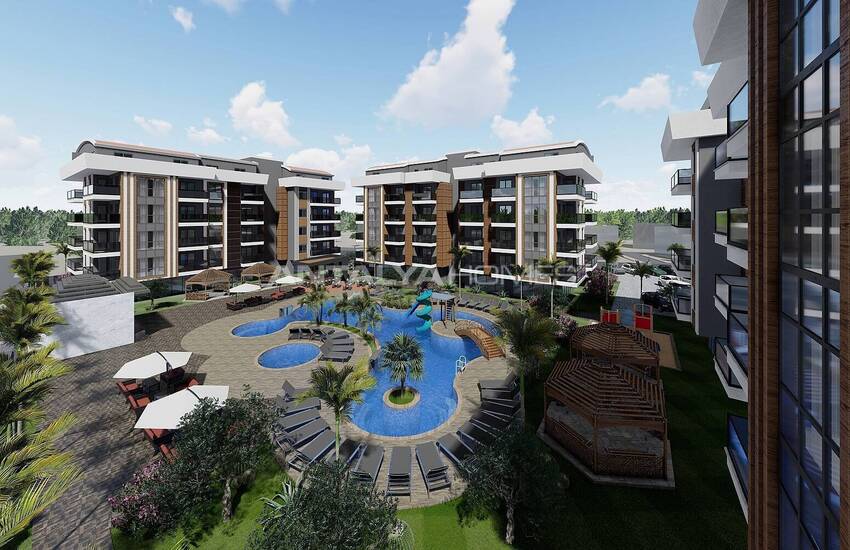 Alanya Oba'da Yeni Çevreyoluna Yakın Sade ve Şık Daireler 5