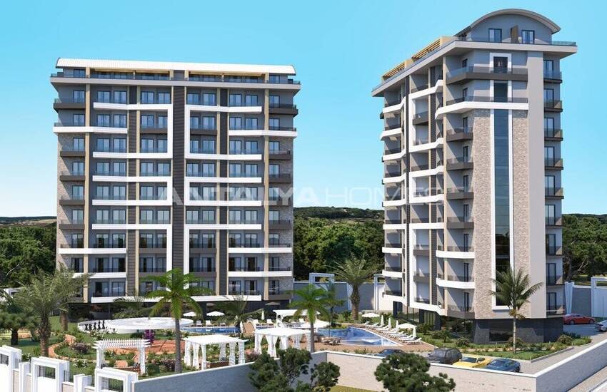 Schicke Wohnungen In Einem Luxuskomplex In Avsallar Alanya 5