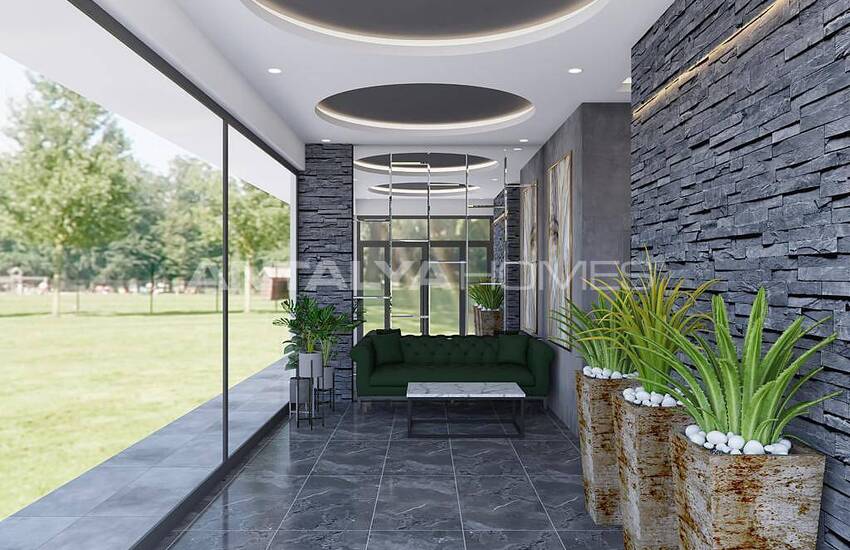 Well Located Apartments in a Featured Project in Alanya 15