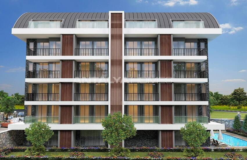 Well Located Apartments in a Featured Project in Alanya 9