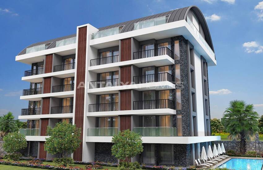 Well Located Apartments in a Featured Project in Alanya 8