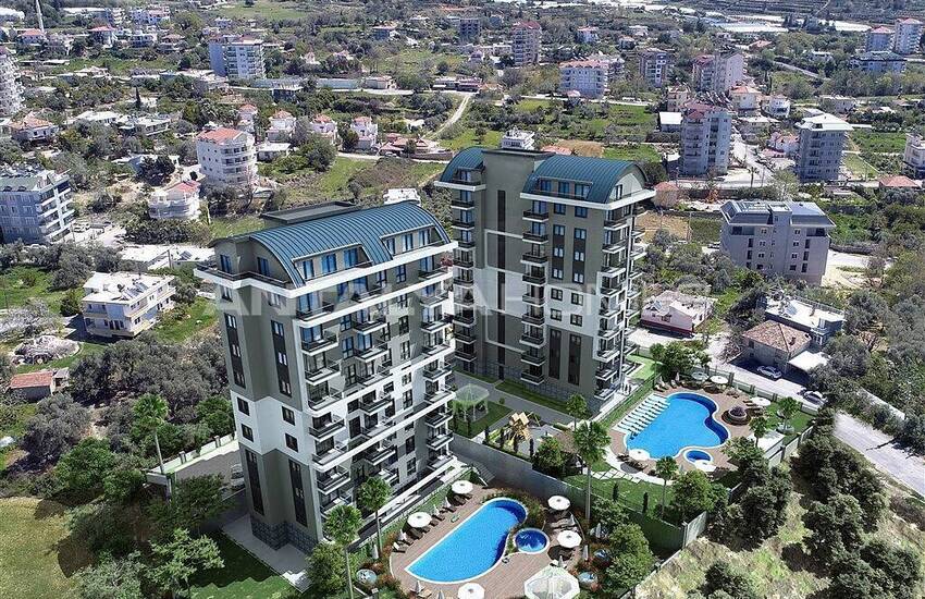 Apartments in a Complex with Social Activities in Alanya