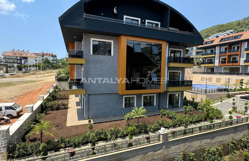 Alanya Büyükhasbahçe'de Benzersiz Tasarımlara Sahip Daireler 5