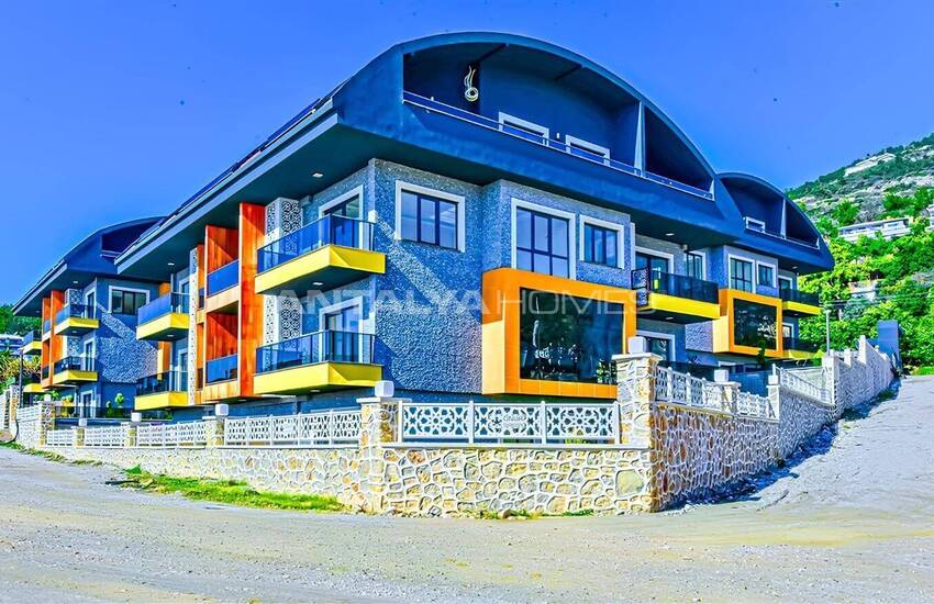 Alanya Büyükhasbahçe'de Benzersiz Tasarımlara Sahip Daireler 6