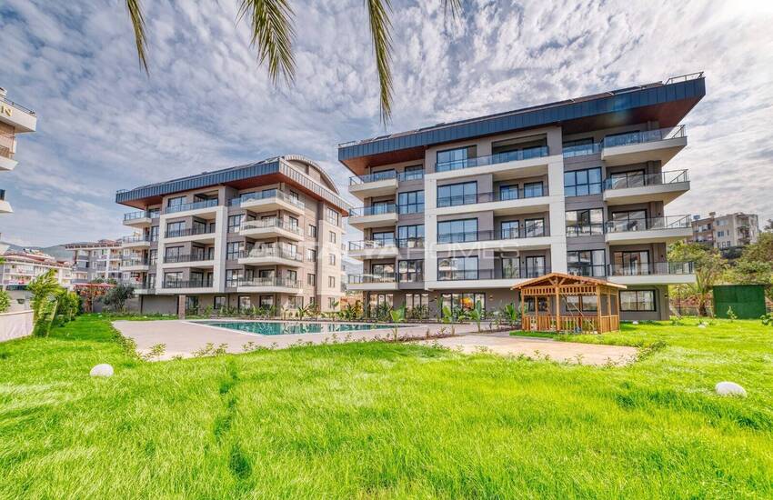 Neue Wohnungen In Einer Wohnanlage Mit Schwimmbad In Alanya 3
