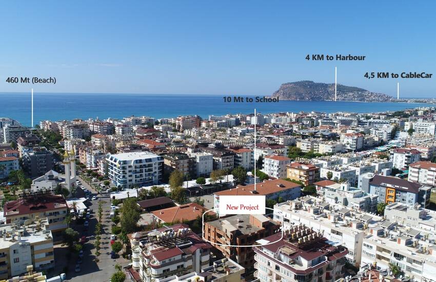 Centrally Located New Build Flats in Oba Alanya